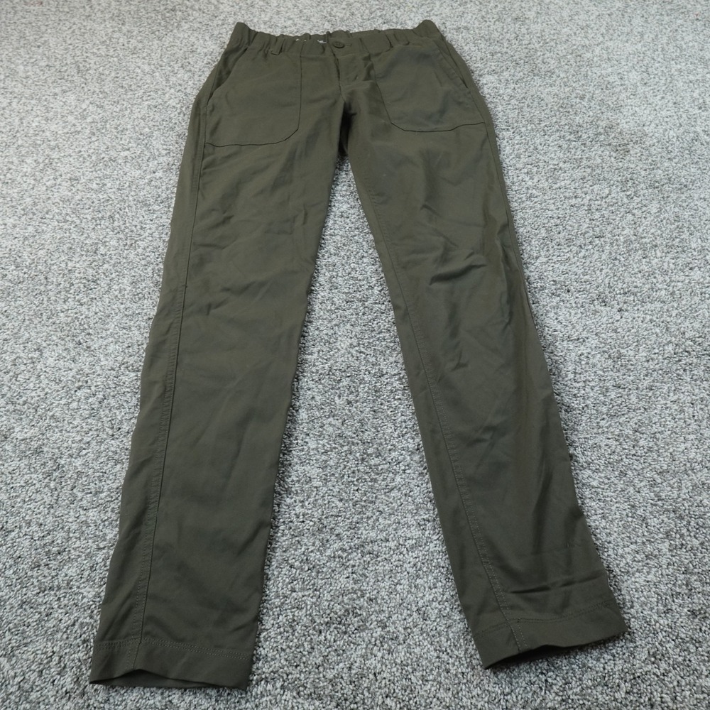 REI Co Op Pants Womens 4 Green Olive Hiking Outdoor Trail Made Performance Tech